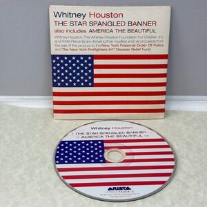 Whitney Houston: The Star Spangled Banner America The Beautiful CD Single Arista